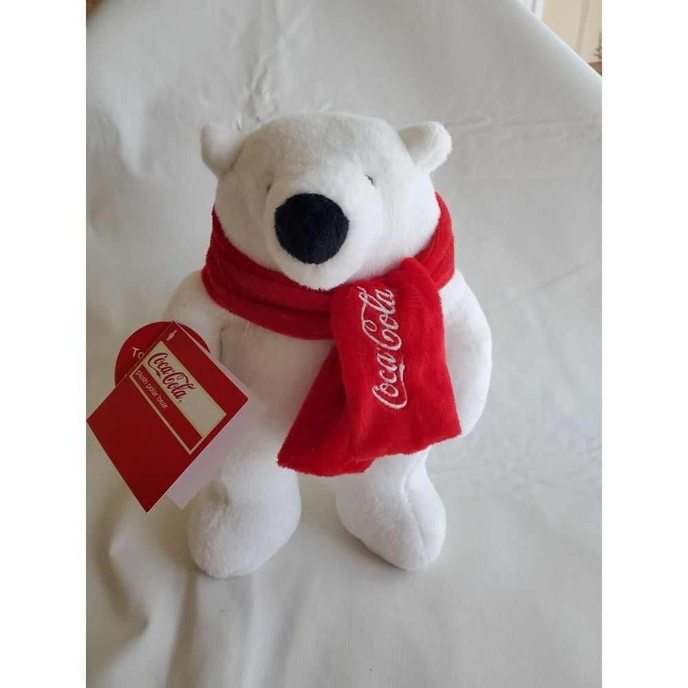 Coca Cola Plush Polar Bear 10" 2013
